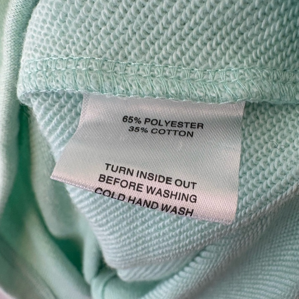 New Sabo Skirt Mint Green Long Sleeve Dress Size Large Cotton - Picture 9 of 14